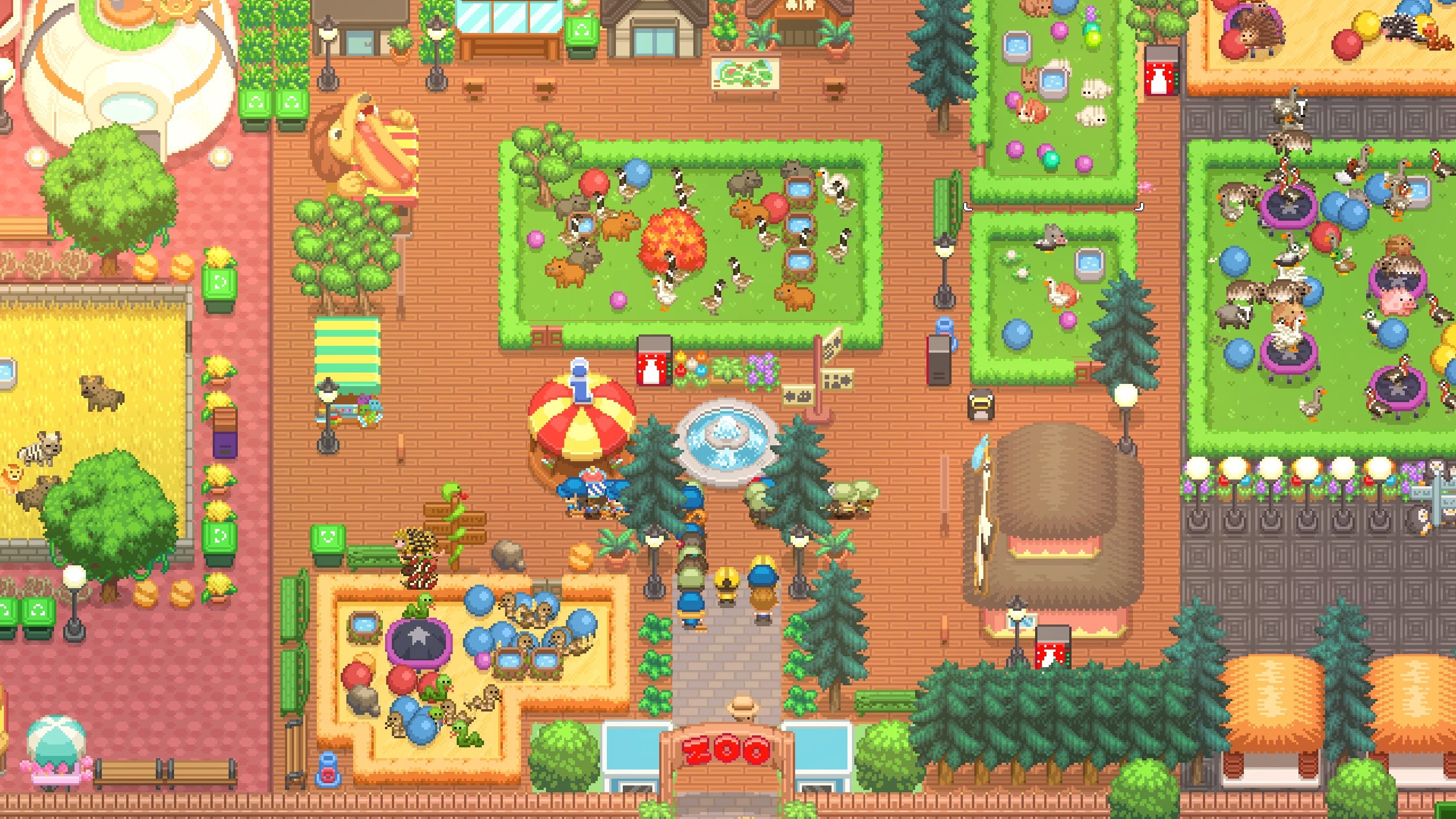 An open park in Let&rsquo;s Build A Zoo.