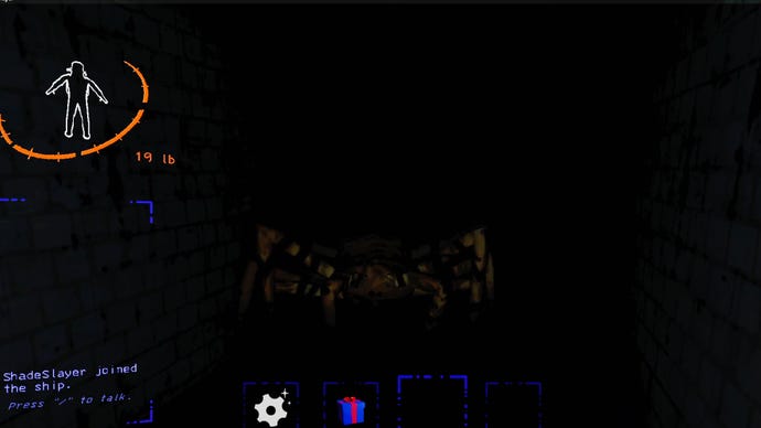 Screenshot of a Bunker Spider in Lethal Company.