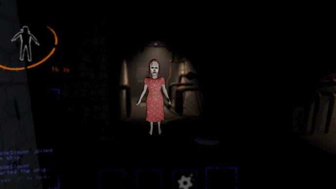 Lethal Company screenshot of a Ghost Girl.