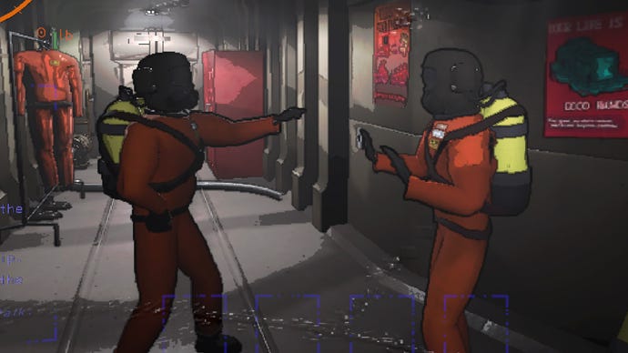 Screenshot of two players in Lethal Company.