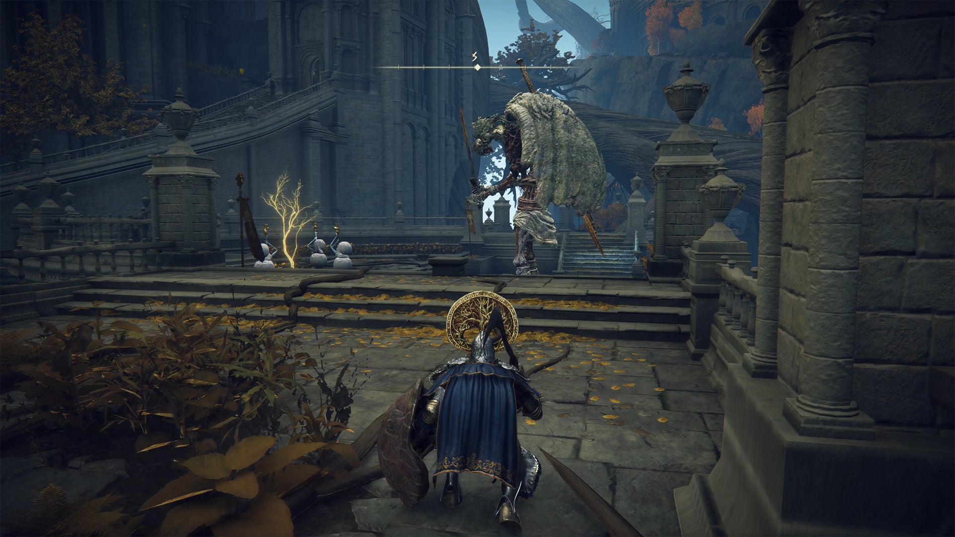 A gargoyle mini-boss in Leyndell, the Elden Ring capital. - 11