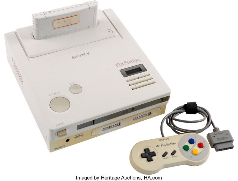 Rare Nintendo PlayStation Super NES CD-ROM Prototype up for 