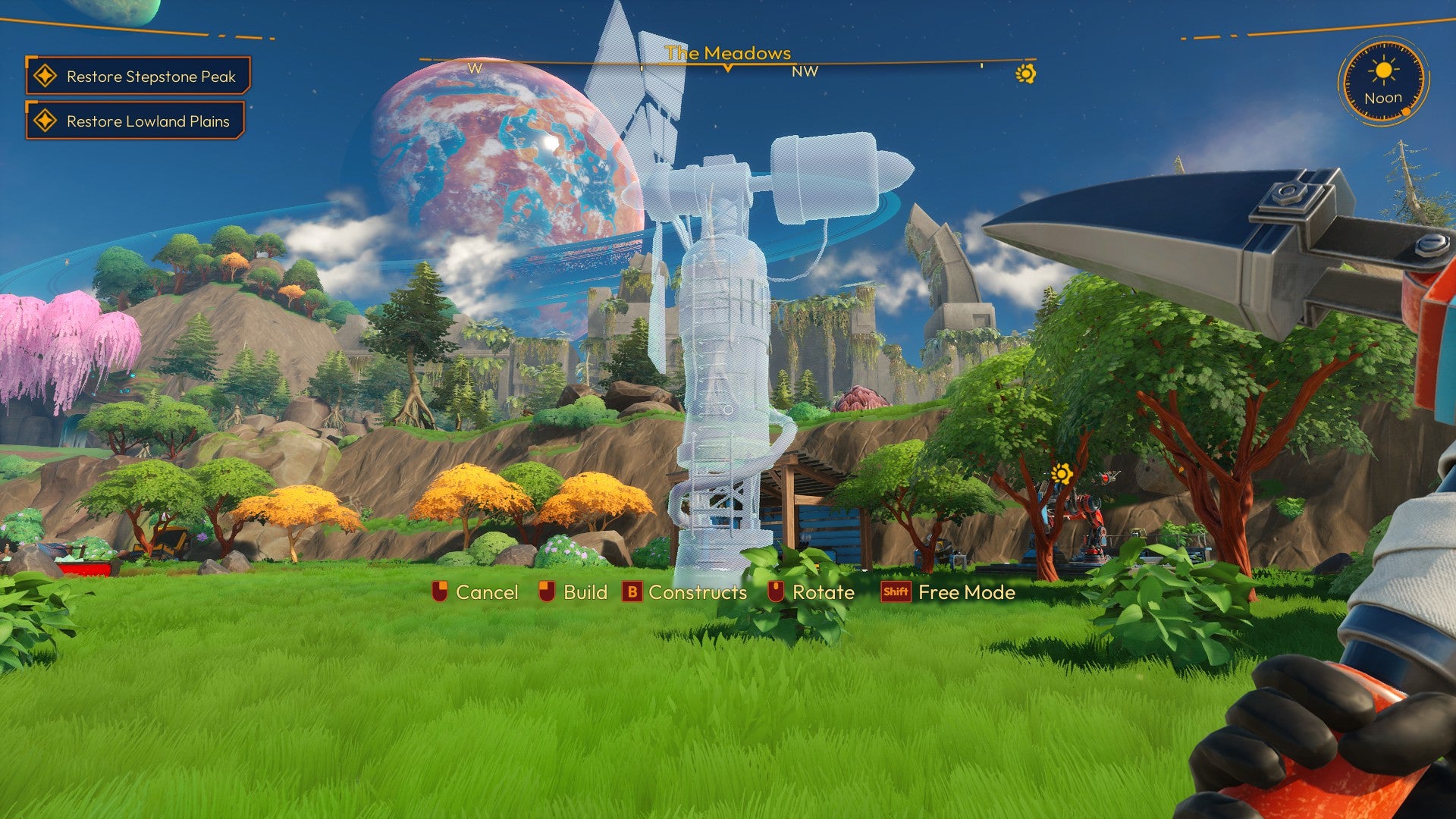 Building a wind turbine in Lightyear Frontier. - 7