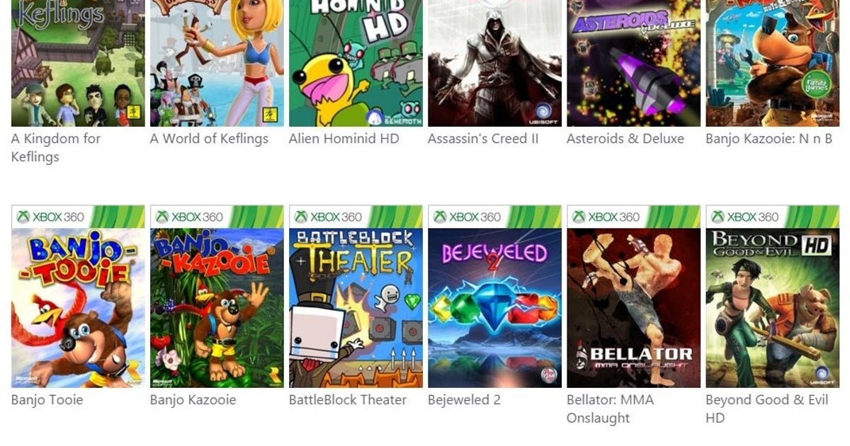 Voorlopige lijst games met Xbox One backwards compatibility bekend