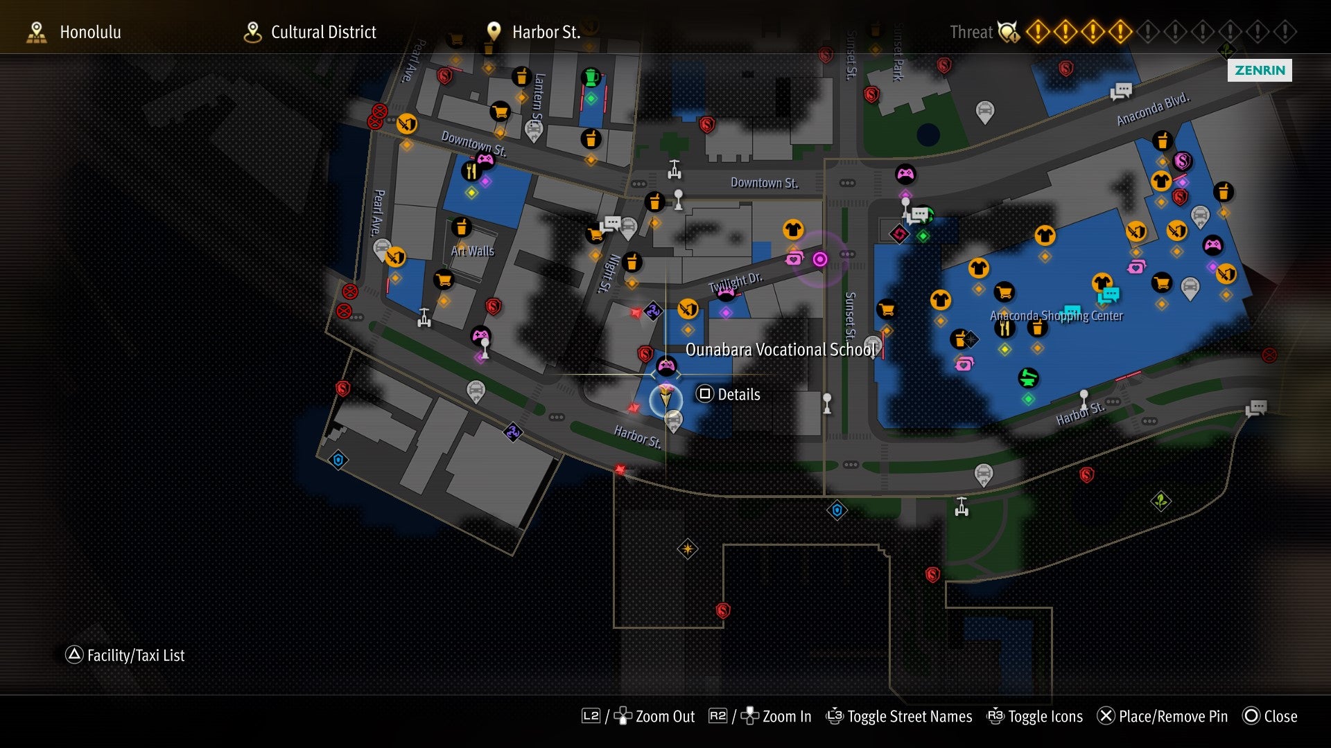 The location of Ounabara Vocational School in Like A Dragon: Infinite Wealth. - 3