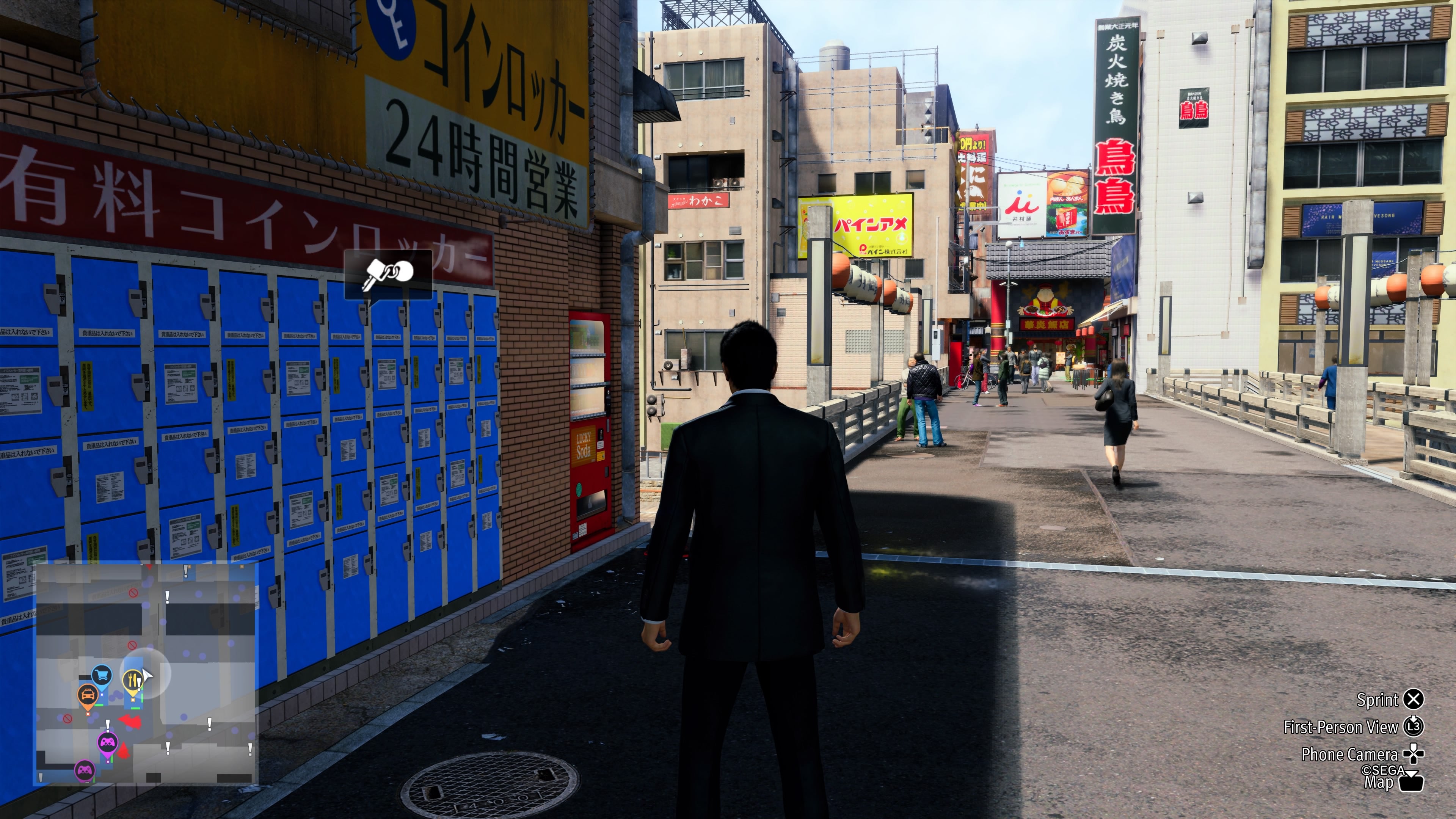 The coin lockers in Like A Dragon Gaiden.