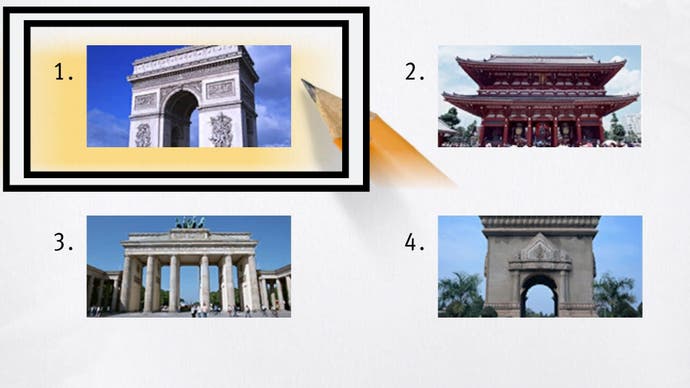 Like a Dragon Infinite Wealth, the Arc de Triomphe has been highlighted in some test answers.
