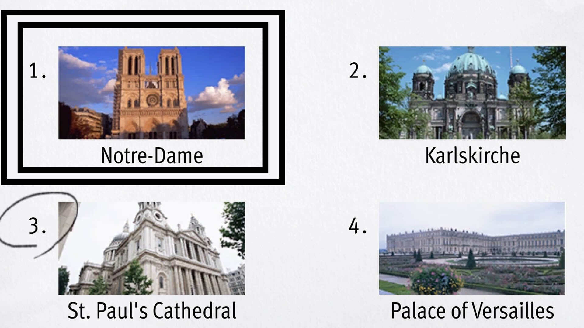 Like a Dragon Infinite Wealth, the Notre-Dame has been highlighted in the top left corner.