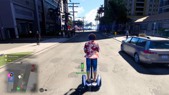 like a dragon infinite wealth ichiban cruising on street surfer (EMBARGO)