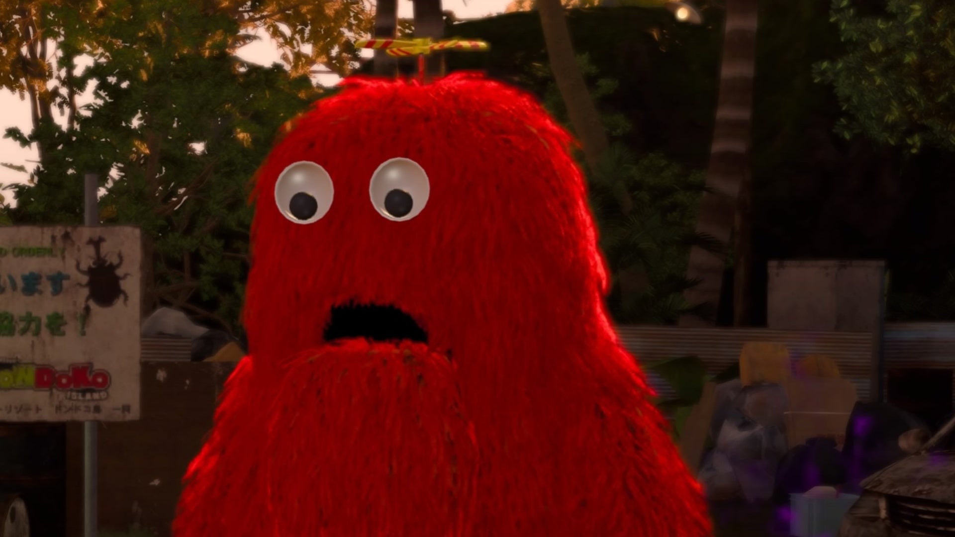 like a dragon infinite wealth mukku mascot.