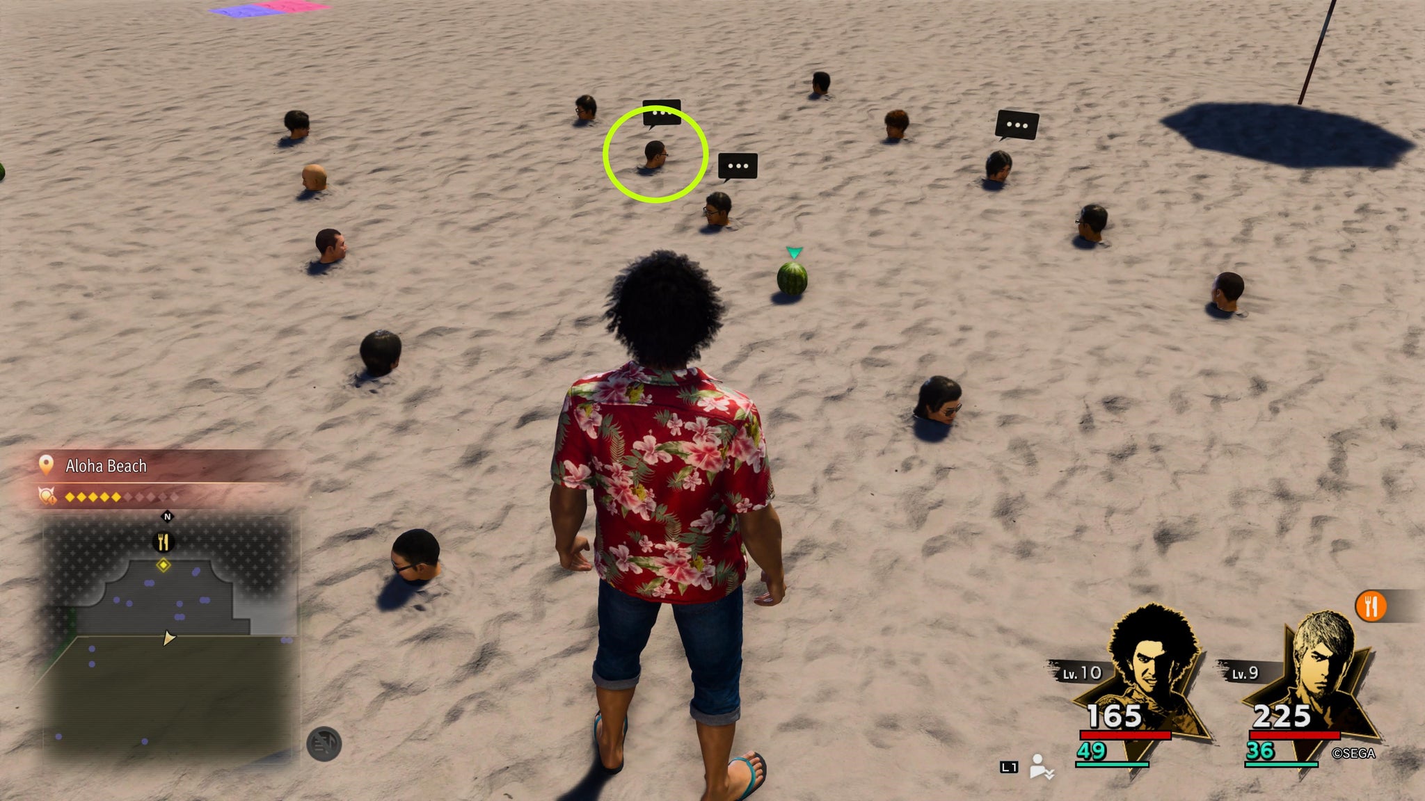 Ichiban Kasuga finding Tanabe-kun during the Neck Deep in Love substory in Like A Dragon: Infinite Wealth - 4