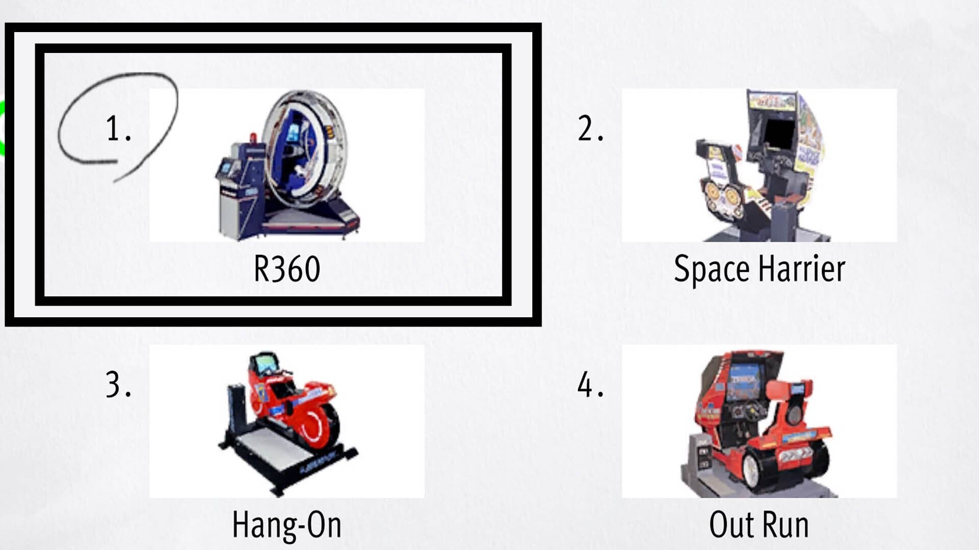 Like a Dragon Infinite Wealth,  the R360 unit has been circled in the top left corner.