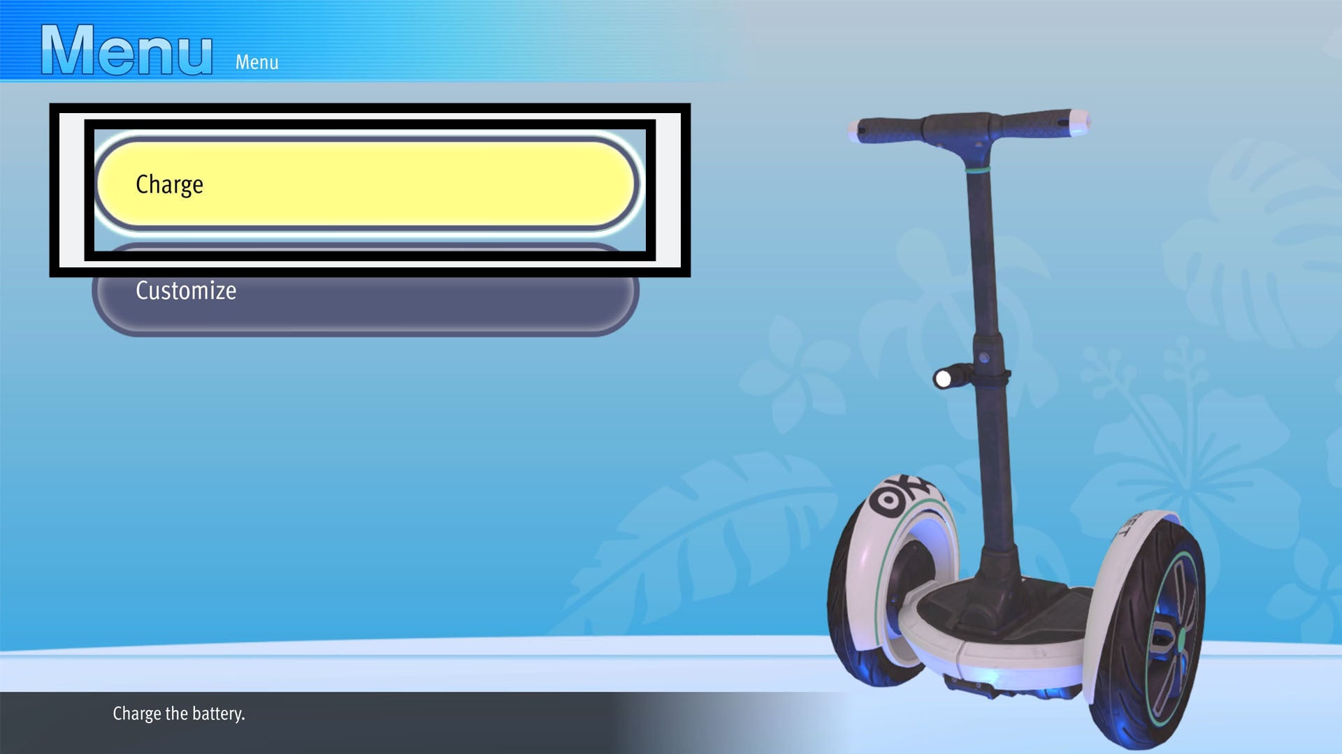 like a dragon infinite wealth street surfer charging station menu charge option (EMBARGO)