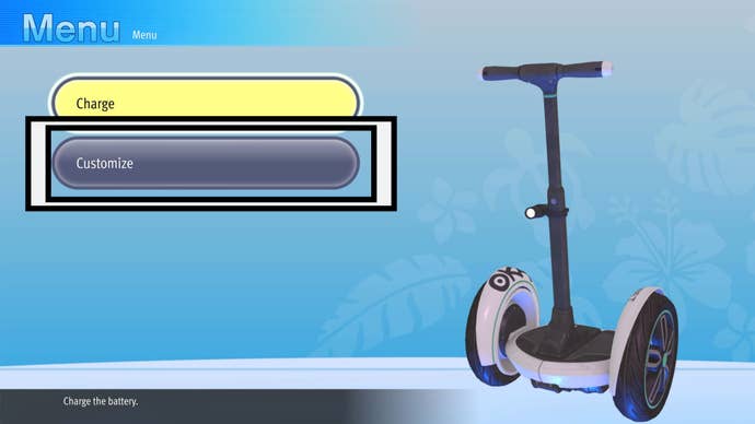 like a dragon infinite wealth street surfer charging station menu customise option (EMBARGO)