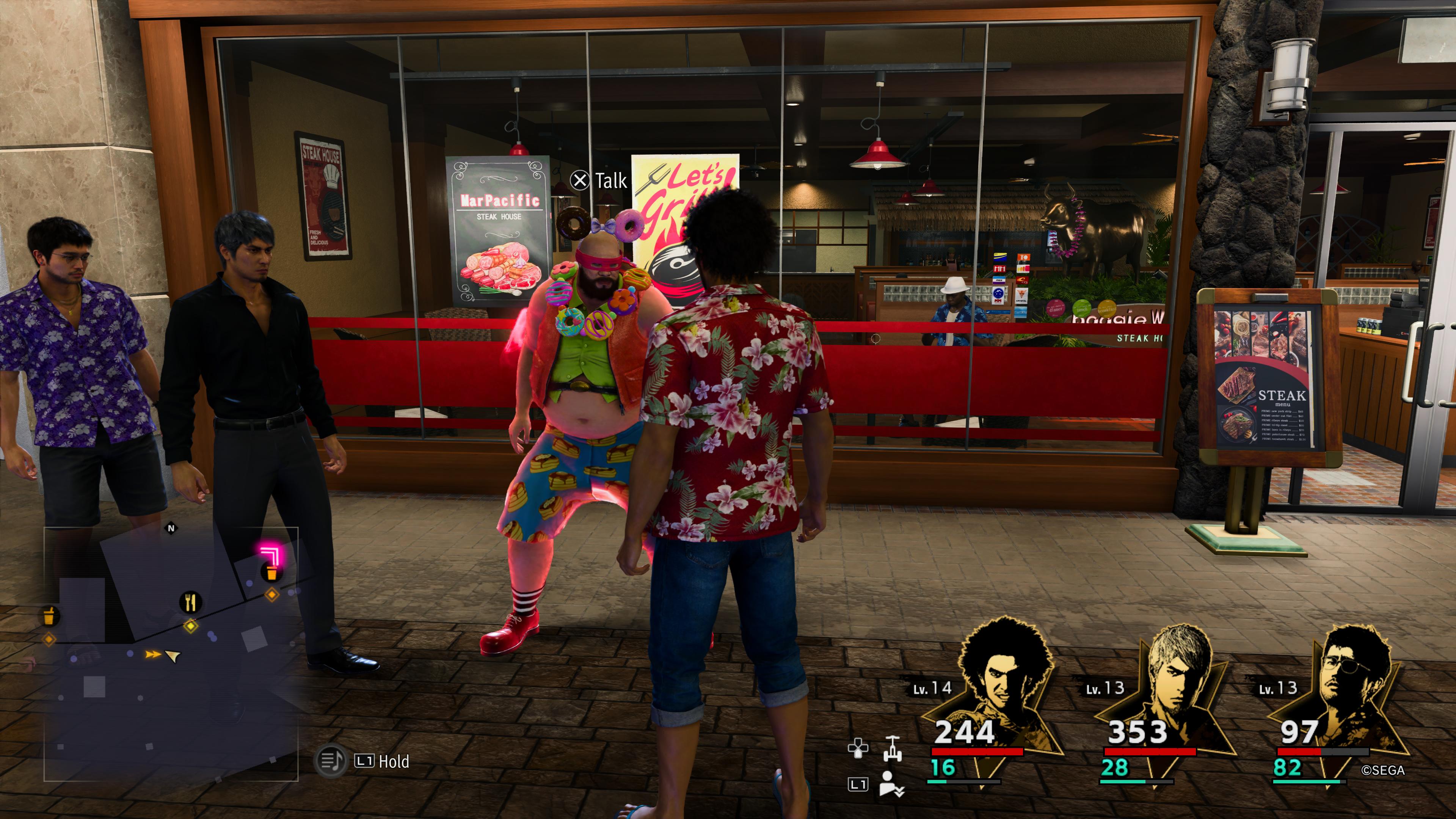 A defeated Sujimon waiting to be captured in Like A Dragon: Infinite Wealth