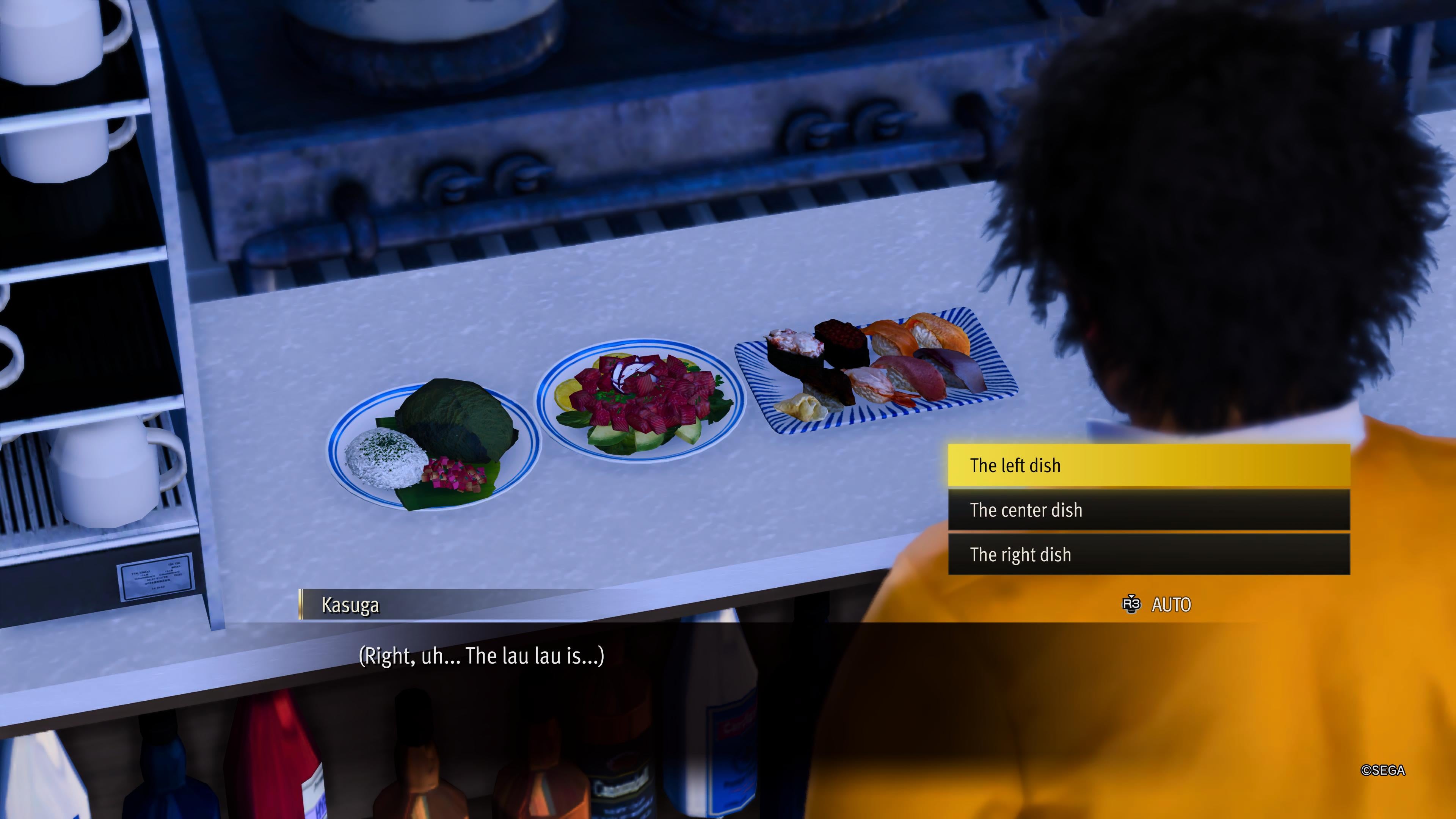 Ichiban Kasuga waiting tables in Like A Dragon: Infinite Wealth