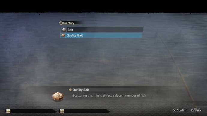 Like a Dragon Ishin Bait Menu
