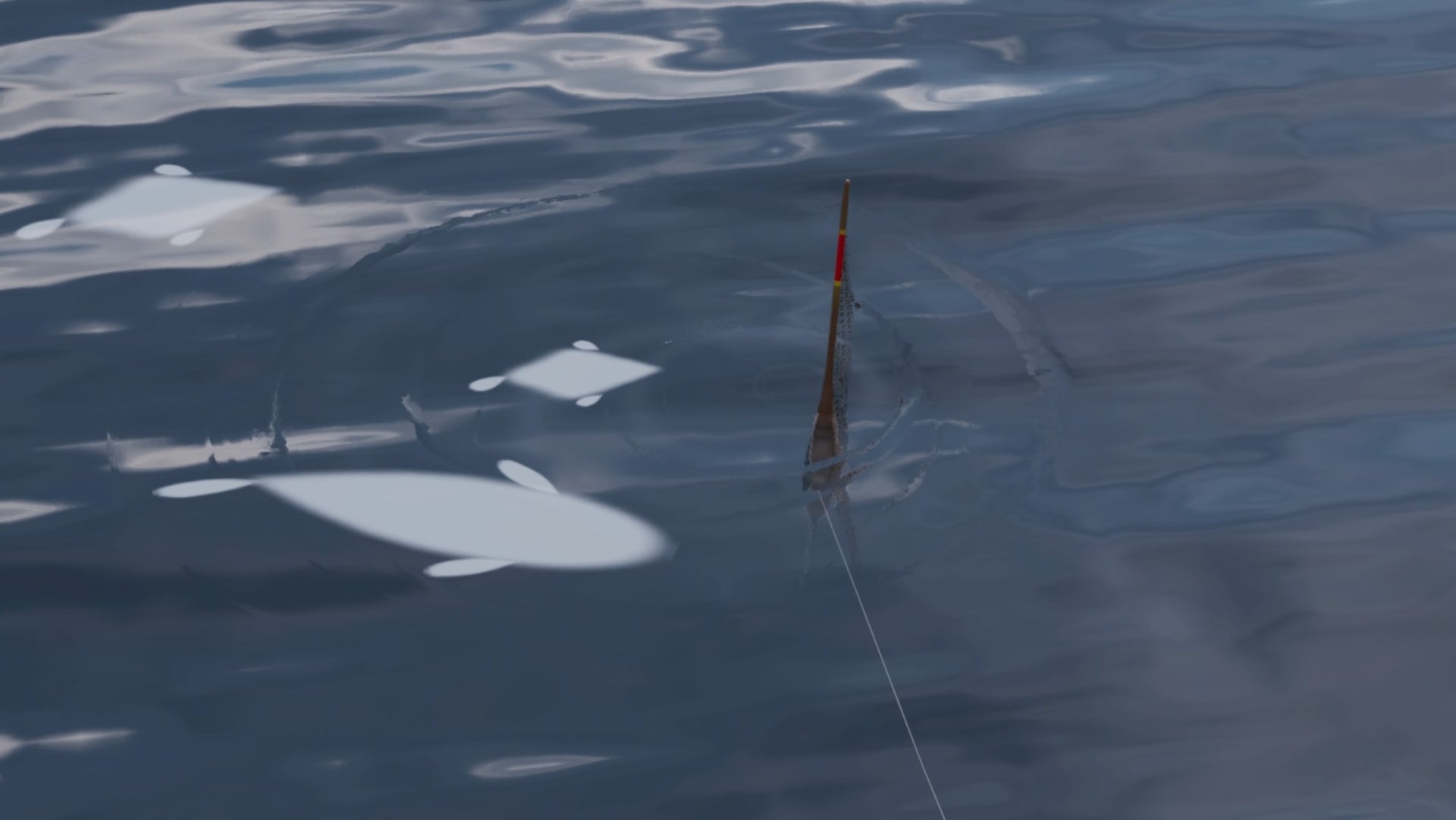 like a dragon ishin fishing fish shaped shadows