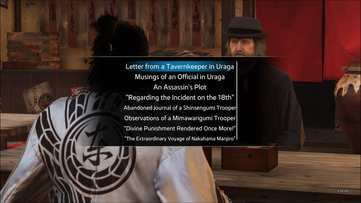 Like a Dragon Ishin Memoirs locations, including where to start