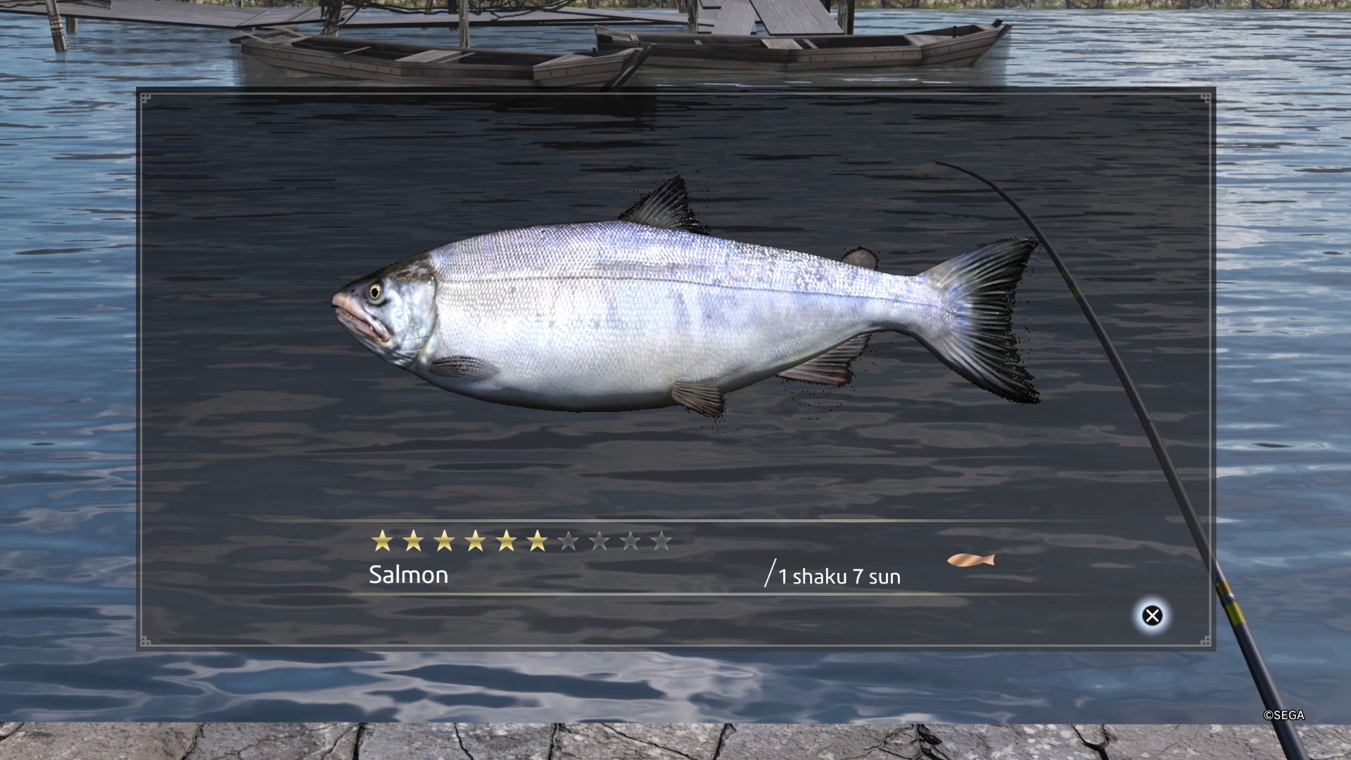 Like a Dragon Ishin, Salmon