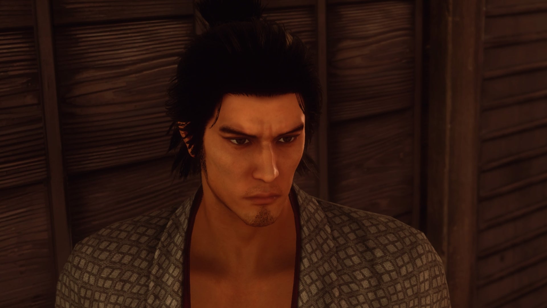 Like a Dragon Ishin, Ryoma is unimpressed