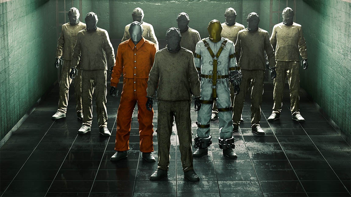 A bunch of hooded Sujimon waiting to be released in Like A Dragon: Infinite Wealth. - 8