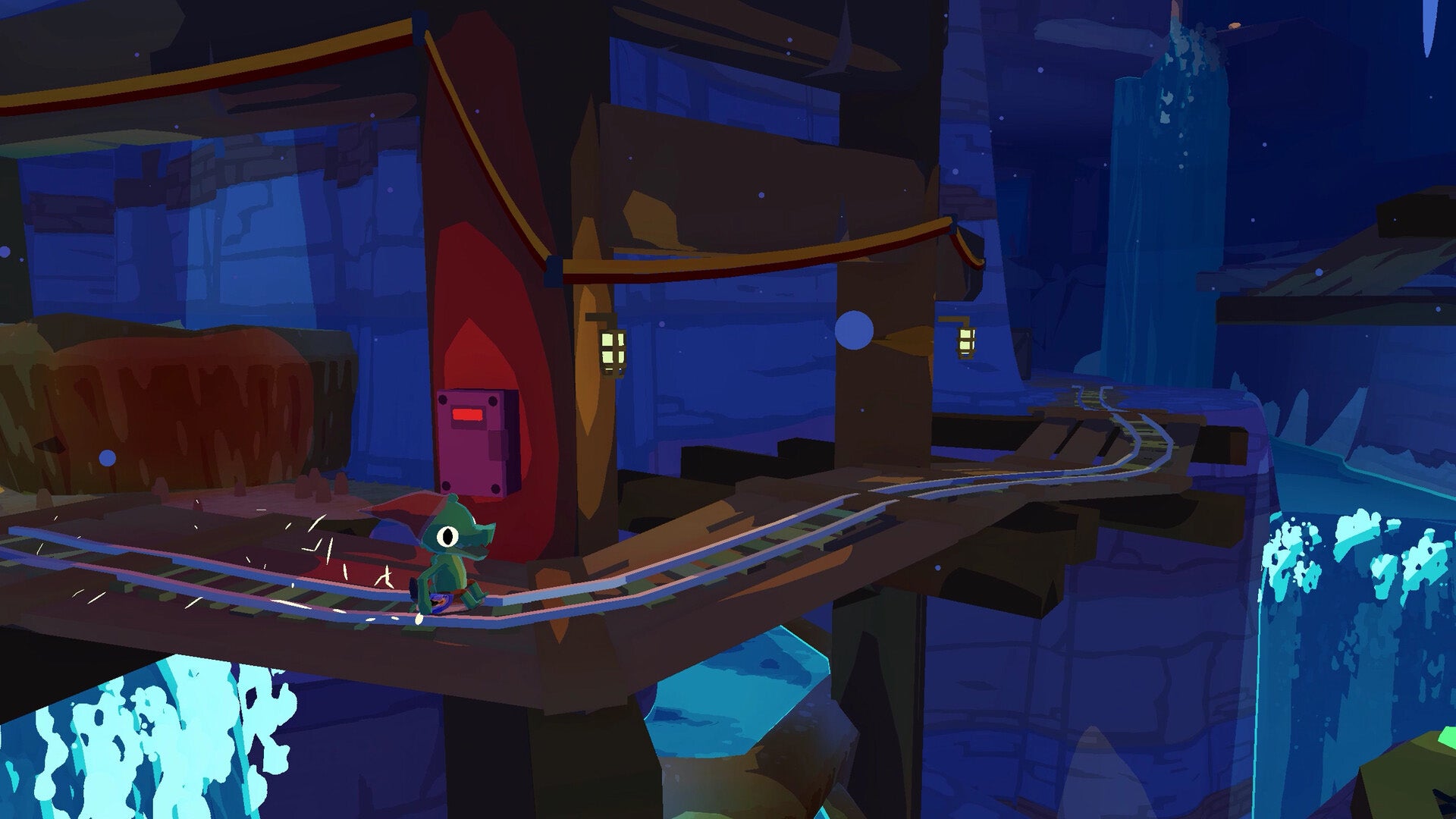 Pick up a dose of joy in Lil Gator Game's underground, Zelda: Tears of the Kingdom-esque expansion In The Dark, out now