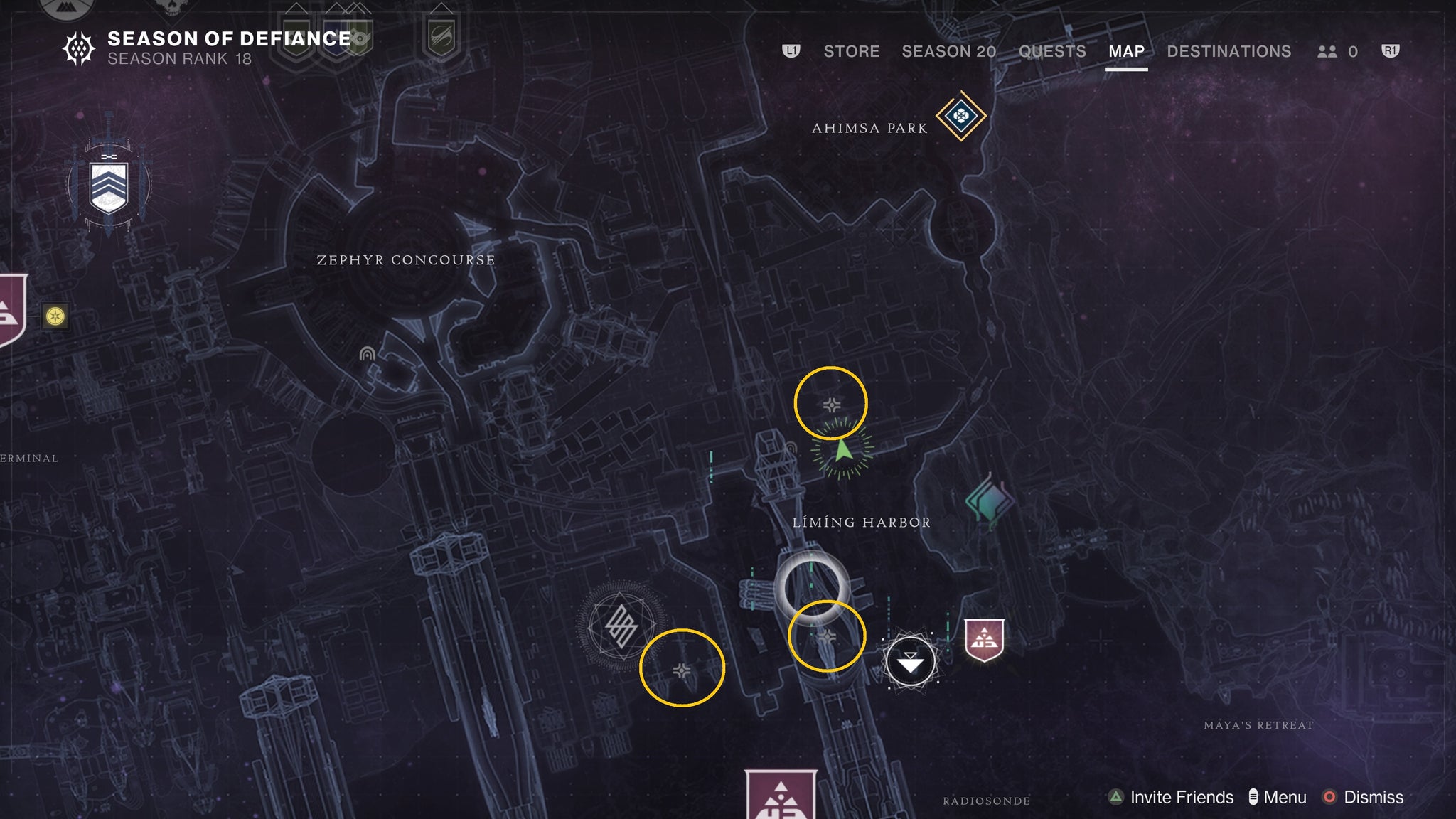 Three region chest locations in Liming Harbor in Destiny 2: Lightfall - 17