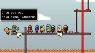 "I've got you this time, Rangers!" says a character in RPG Lisa.