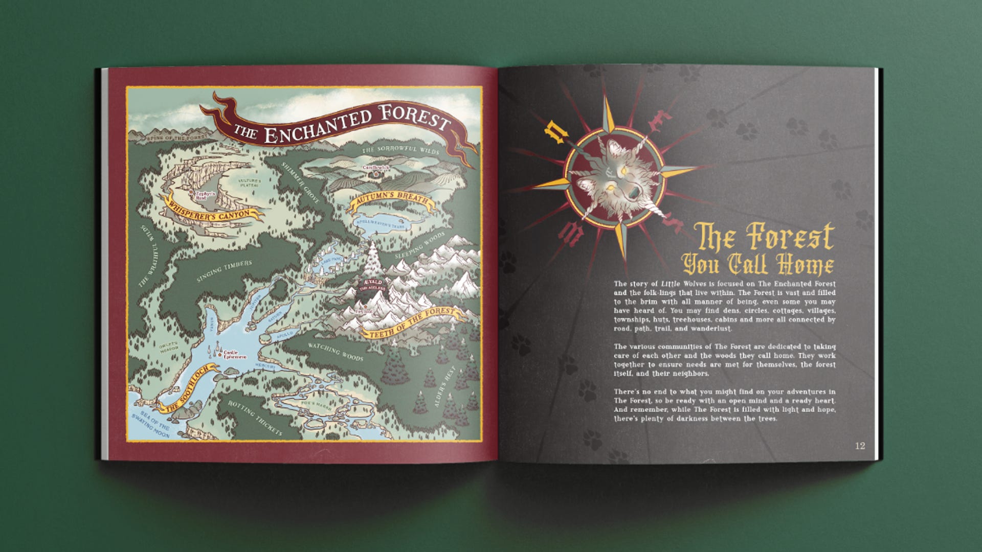 Make real-life masks to explore an enchanted forest as werewolves in ...