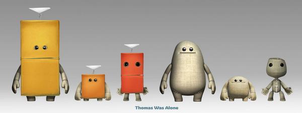 Little Big Planet 3 is getting a Thomas Was Alone costume pack