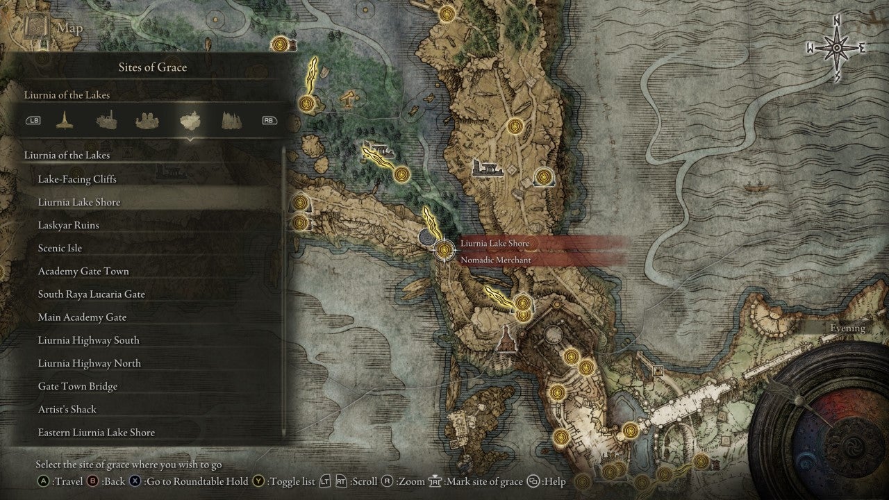 Liurnia Lake Shore Grace in Elden Ring