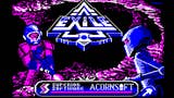 Exile's loading screen showing the logo and two astronauts