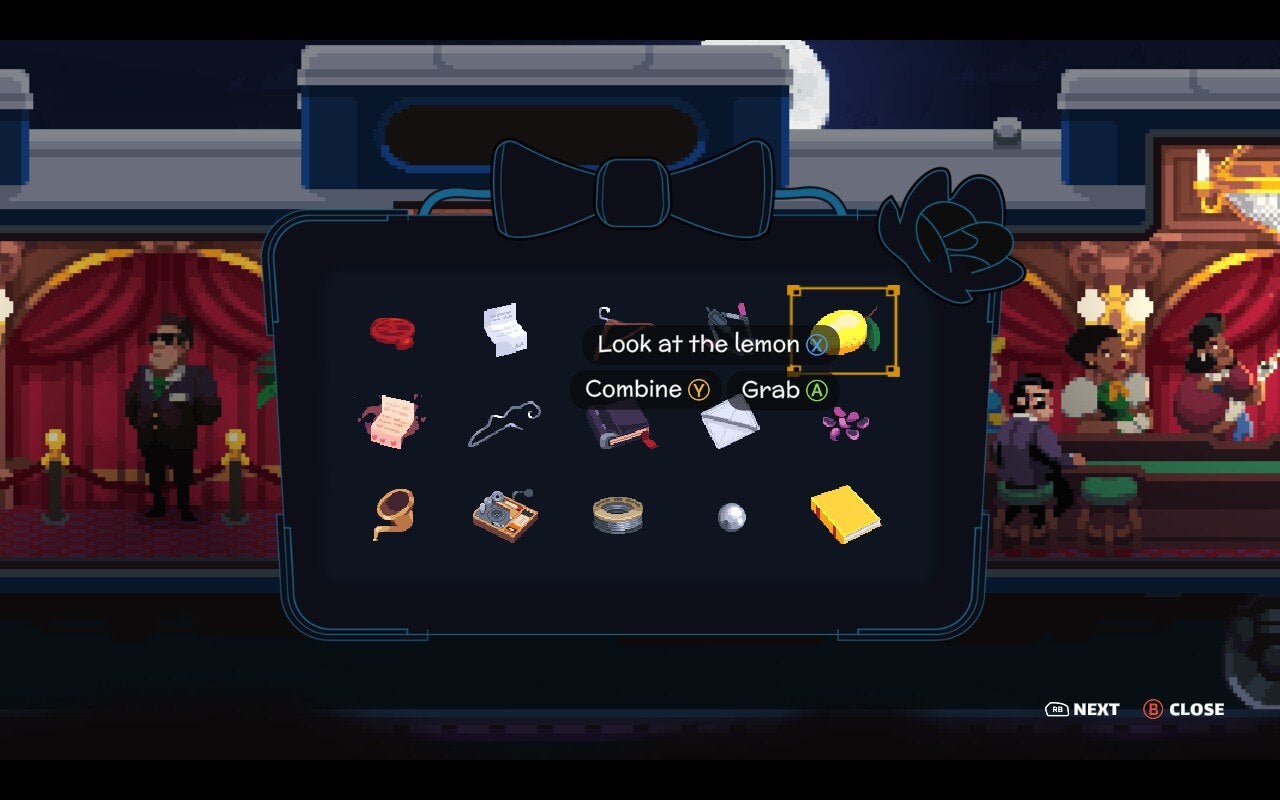An inventory screen from Loco Motive.