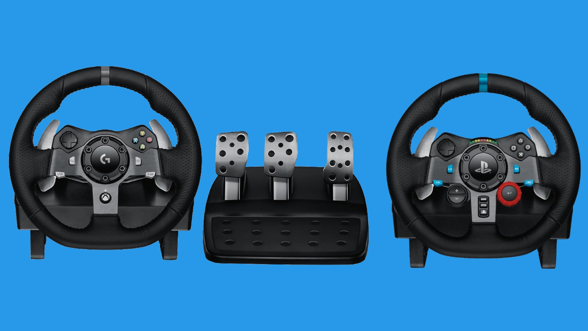 Logitech's brilliant G29 and G920 driving wheel and pedals are almost ...