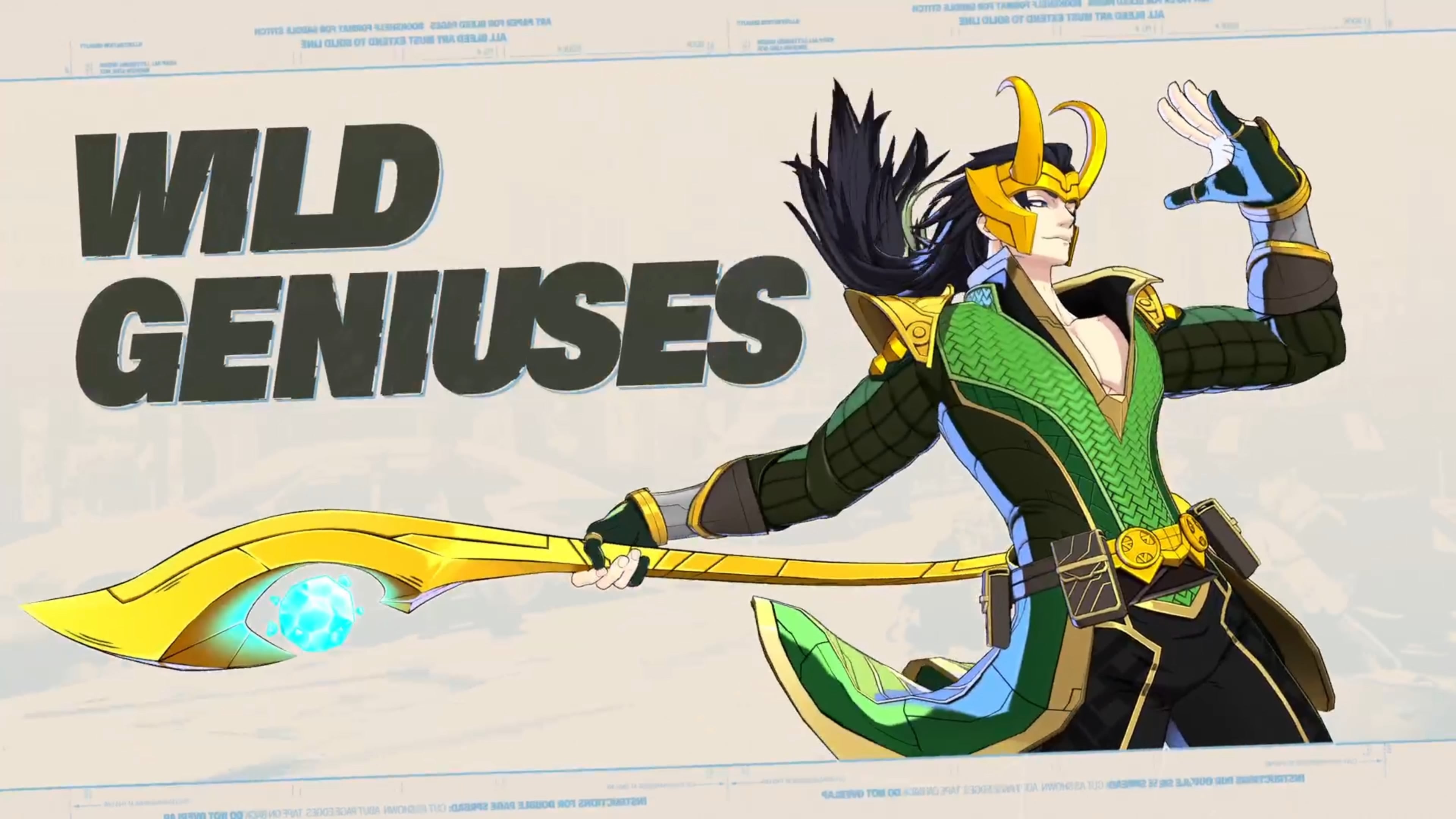 Loki starting the wild genius super in Marvel Tokon