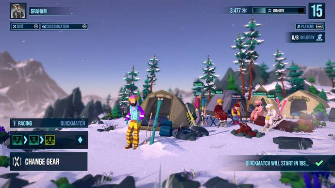 My dapper fit in Lonely Mountains: Snow Riders.