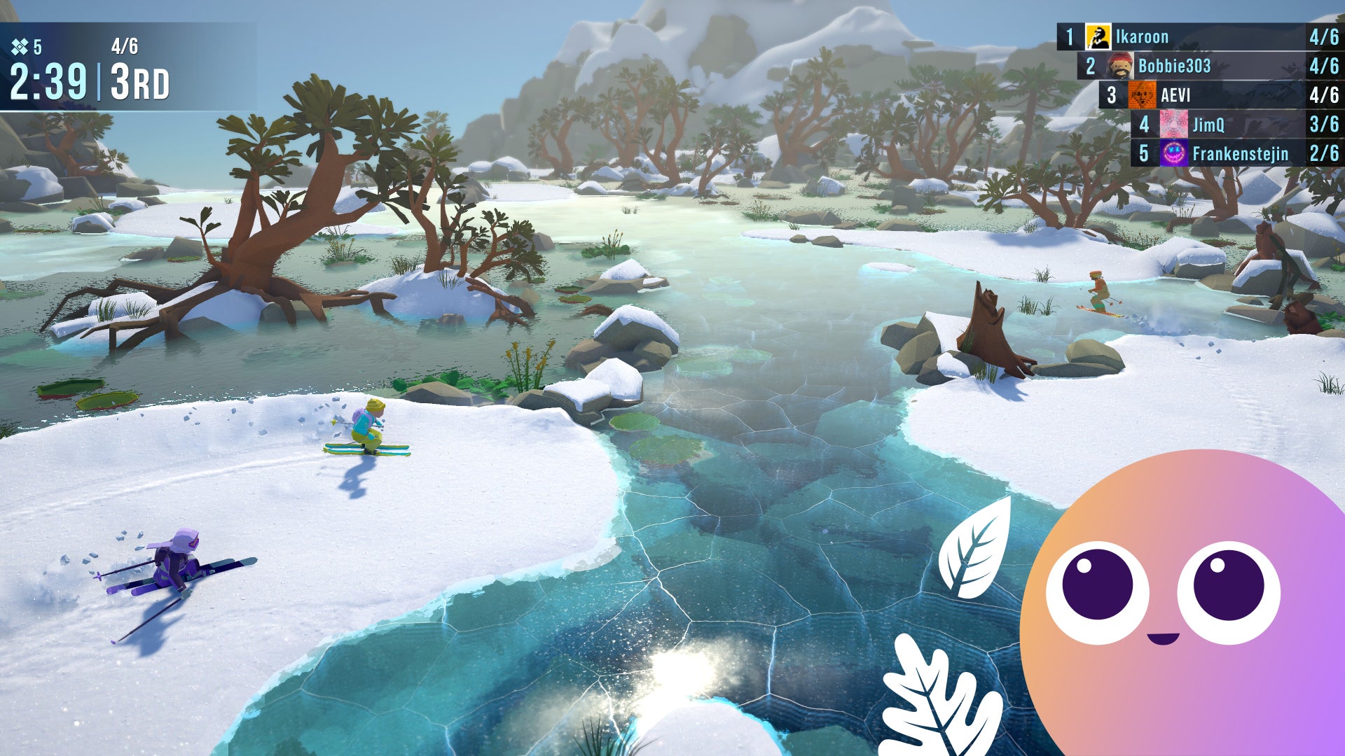 Lonely Mountains: Snow Riders is a slick ski 'em up, if its demo is any indication