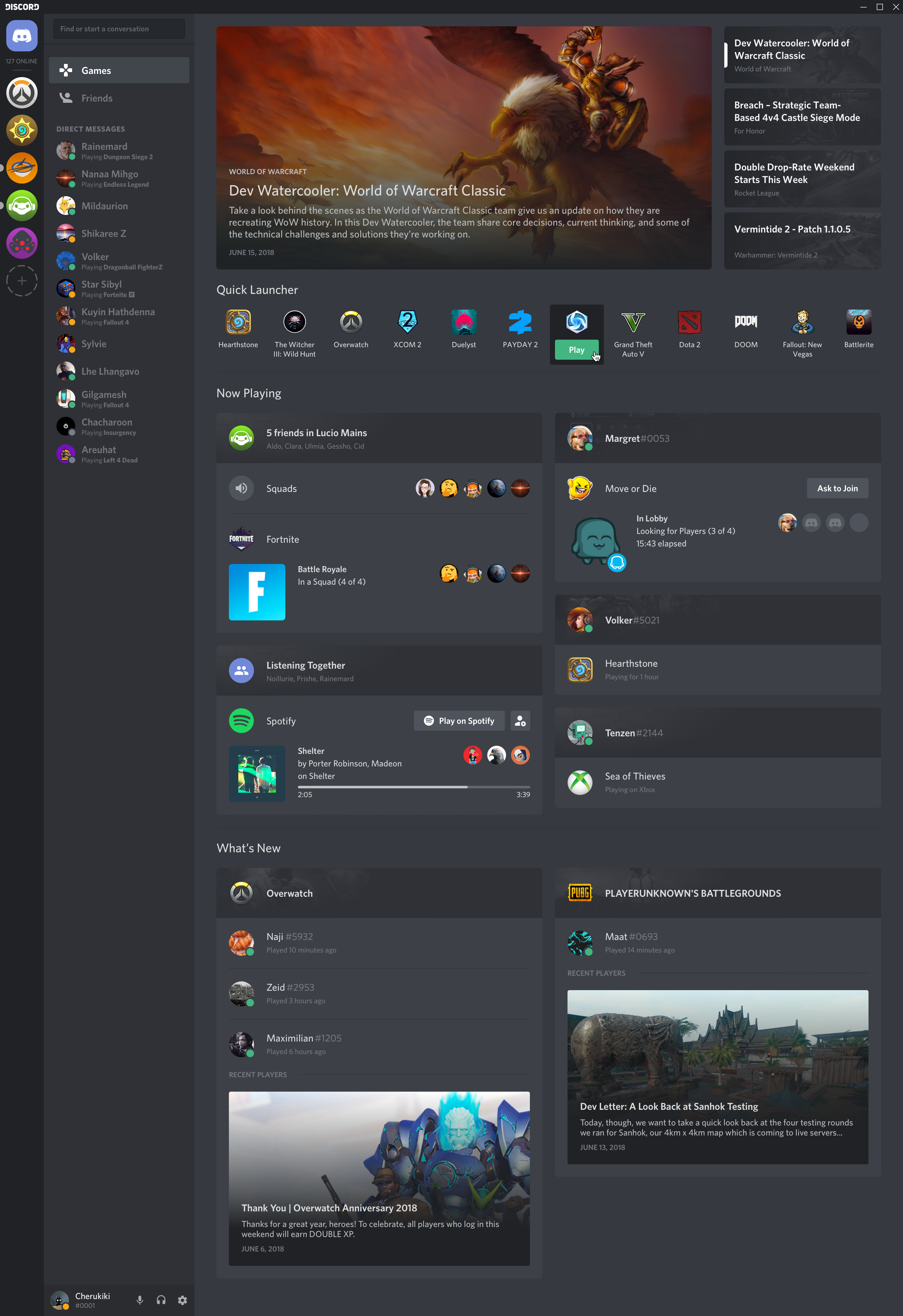 Discord launches a Games tab and it's basically Steam | Eurogamer.net