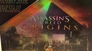 Filtrada una tarjeta de reserva de Assassin's Creed: Origins