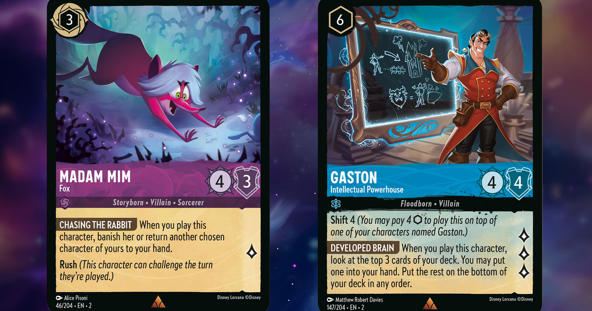 Lorcana's second set Rise of the Floodborn builds upon the Disney card game in all the right ways | Dicebreaker Lorcana's second set Rise of the Floodborn builds upon the Disney card game in all the right ways | Dicebreaker