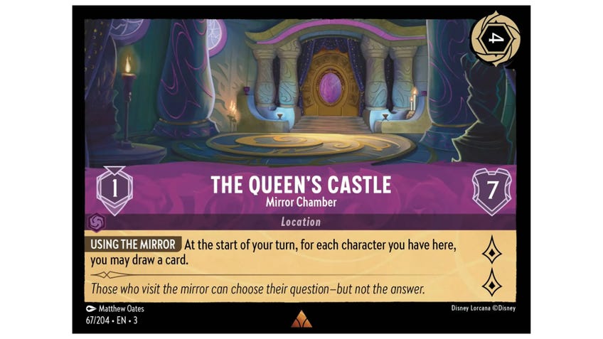 Disney Lorcana, The Queen's Castle, Mirror Chamber.
