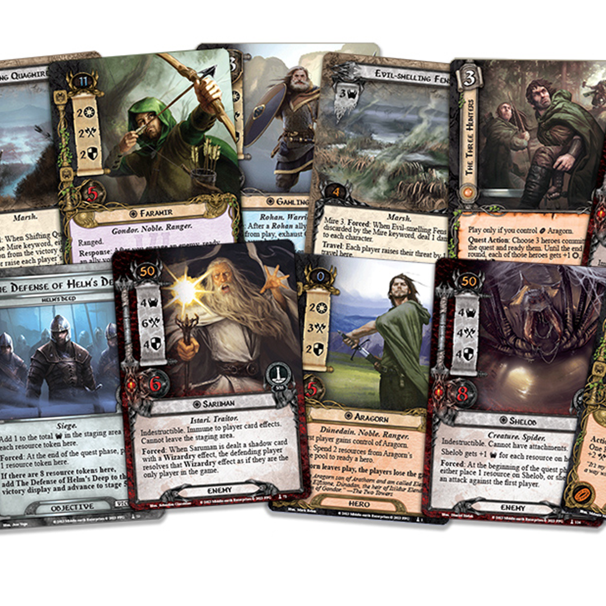 arkham horror card game vs lord of the rings Arkham Horror vs Lord of the Rings Gaming with Brett S