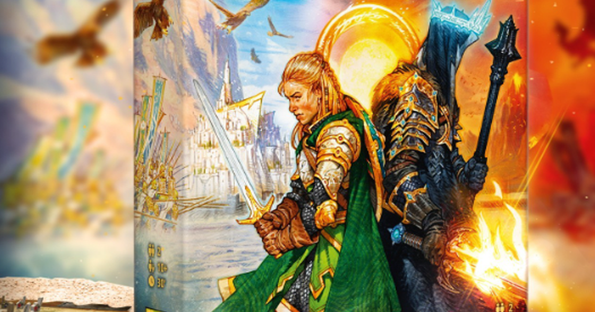Lord of the Rings: Duel for Middle-Earth is basically a reskin of the 7 Wonders 2-player board game