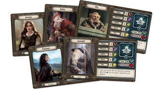 Lord of the Rings: Journeys in Middle-Earth - Shadowed Paths board game character cards