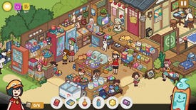 A busy, colourful shop in hidden object adventure Lost And Found Co.