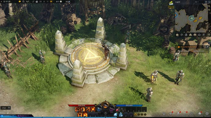 A scene from Lost Ark showing High settings at 1080p.