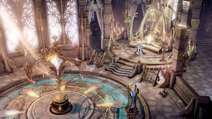 The throne room of Vern in Lost Ark