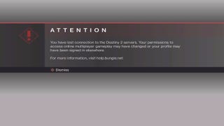 Lost connection to the Destiny 2 servers? You're not alone