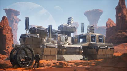 Awakening's rocky godforsaken canyons.